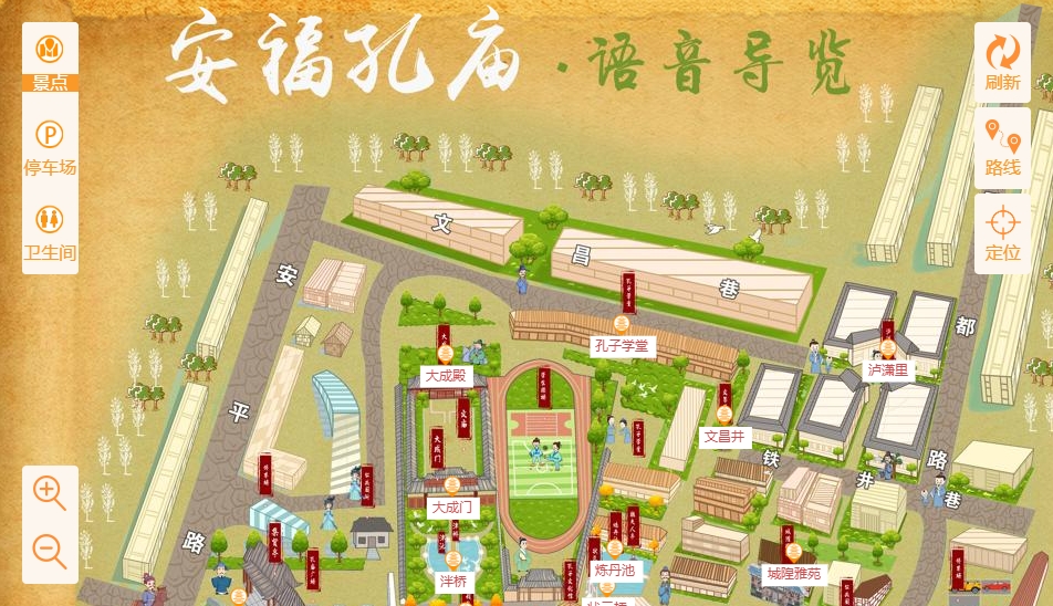 牟平手绘地图：智慧景区智能化服务的延伸